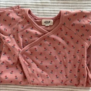 Oeuf onesie tulip print
